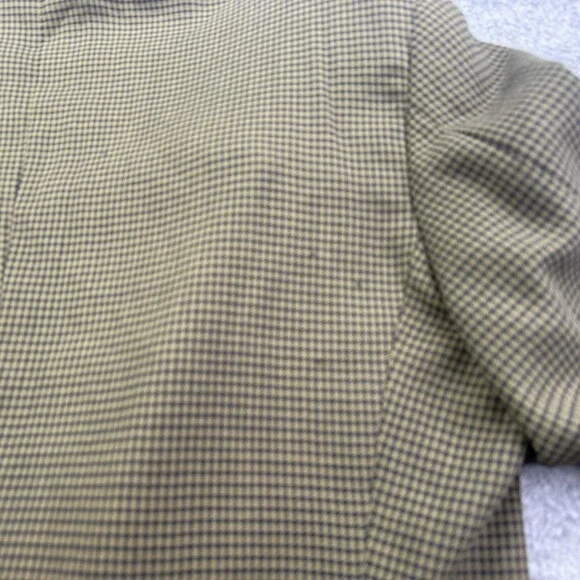 Vintage Giorgio Armani Mani Blazer Mens 46 Green Wool Tweed Sport Coat Italy